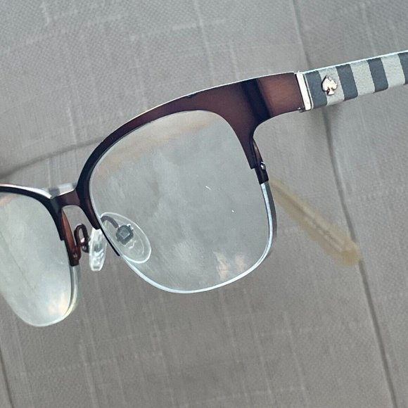 Kate Spade New York Women Eyeglasses Frame Half Rim VALARY Bronze Tone 51[]16 - Picture 2 of 12